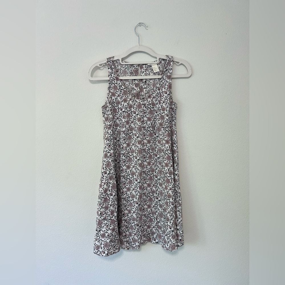 H&M Dusty Mauve Sleeveless Mini Dress
